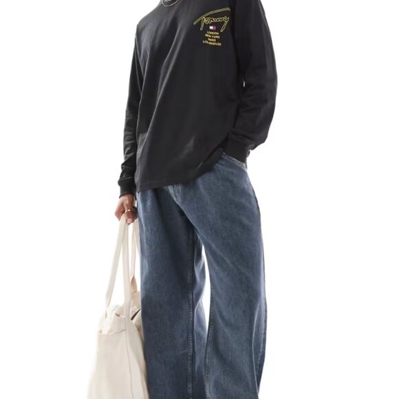 Men’s Tommy Hilfiger Signature Black Long Sleeve - Small - Picture 6 of 6